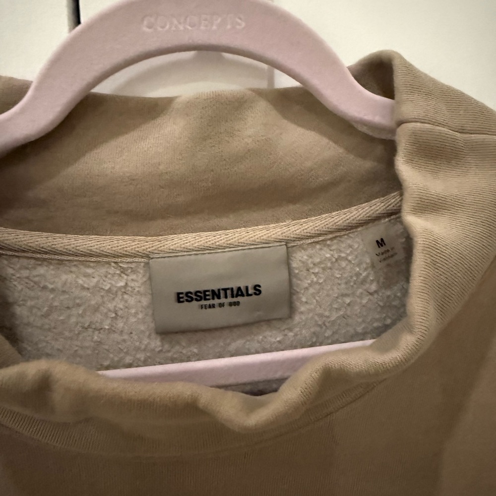 Essentials Tan Crewneck - Picture 2 of 5